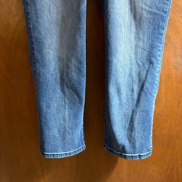 Democracy Ab Solution Blue Booty Lift Straight Leg Jeans Country Western Rodeo - Picture 8 of 14